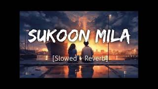 Sukoon Mila   Slowed  Reverb Use 🎧  Lyrics  Mary Kom  ArLofiSongs [upl. by Ssilem]