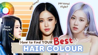 Best HAIR COLOUR For Your Face its more than just SKIN TONE Facial Features amp Structure Style [upl. by Aloke]