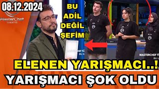 MASTERCHEFDE BUGÜN ELENEN YARIŞMACI ALDIĞI PUANI GÖRÜNCE SİNİR KRİZİNE GİRDİ YAYIN DIŞI GÖRÜNTÜLER [upl. by Wennerholn]