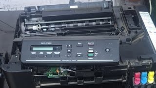 Brother dcp T310 T510 T710 T420W Error 50 46 48 Allin One Color printer best Speed Test print [upl. by Ylevol]