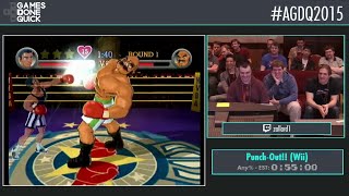 PunchOut Wii  Exhibition Speedrun performed at AGDQ 2015 [upl. by Norraf947]