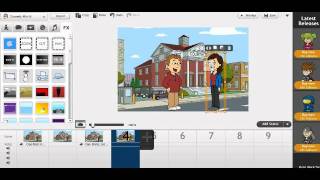 Crea cartone animato con GoAnimate [upl. by Ahsinit]