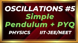 Oscillations class 11  simple pendulum  IIT JEE  NEET  CBSE [upl. by Ollehto774]