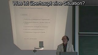 Einführung in die Pädagogik Die pädagogische Situation Vorlesung 1 Prof Huppertz [upl. by Cleveland]