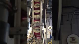 Yuenglings Brewery Tour Pottsville PA Automated High Speed Canning Line  Top Things to do in USA [upl. by Atenahs]