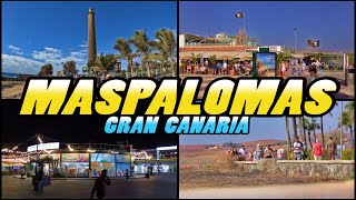 MASPALOMAS Gran Canaria  Canary Island 4k [upl. by Odrautse]