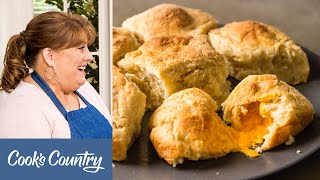 How to Make the Best OneBatch Fried Chicken and North Carolina Cheese Biscuits [upl. by Laenaj]