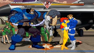 Apocalypse vs Jean Grey  High Awesome Level Fight [upl. by Araes]