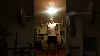 Short arms sesh with barbell 20kg [upl. by Akeber]