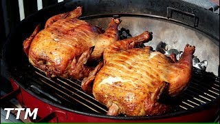 How to Cook the Best Whole Chickens on the Weber Charcoal Grill [upl. by Cullin737]