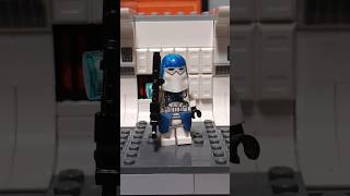 How to make a 501st Snow Trooper in Lego lego legostarwars shorts [upl. by Yur935]