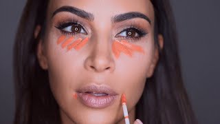 KKW Beauty Secrets How I Cover Up My Under Eye Circles in 4 Steps [upl. by Aitnohs]