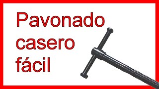 Como hacer PAVONADO casero con aceite [upl. by Izogn]