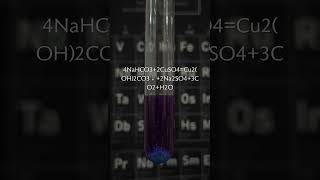 Basic copper carbonate precipitates little by little chemistryexperimentshorts [upl. by Eppesiug]