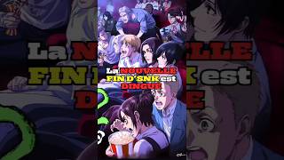 La NOUVELLE FIN DSNK est DINGUE shingekinokyojin snk anime shorts [upl. by Joya]