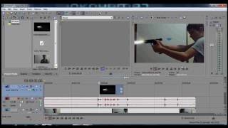 How to make GUNSHOT effect with Sony Vegas Pro HD [upl. by Delores]