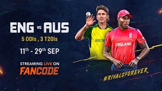 England vs Australia  3 T20Is 5 ODIs  RivalsForever  Streaming LIVE on FanCode [upl. by Eelyram]