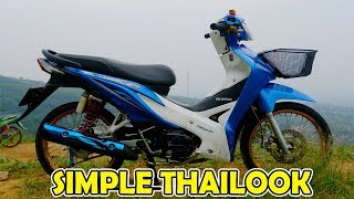 Review Modifikasi Wave 110i  Revo Fit 110 Simple Thailook [upl. by Ahsya]