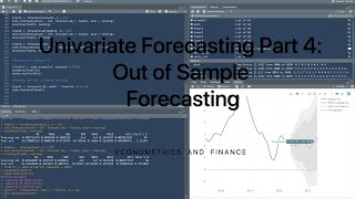 Out of Sample Forecasting in R [upl. by Aneris]