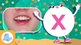 Phonics for Kids 🗣 The X Sound 🦊 Phonics in English 🌊 [upl. by Tilagram]