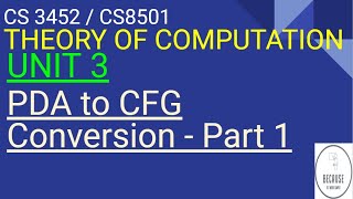 3101 Conversion of PDA to CFG in Tamil [upl. by Yaf]