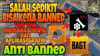 Trik memakai aplikasi pengubah grafik config anti BANNED  PUBG MOBILE [upl. by Delisle]