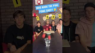 Who made the ping pong trick shot 🤔 [upl. by Tamar691]