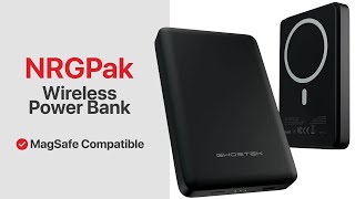 NRGpak 15W MagSafe Power Bank — Ghostek Instructional Video [upl. by Moclam]