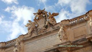 Trevi Fountain Rome Italy  1080HD [upl. by Waly]