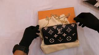 Đập hộp unbox túi bag Louis Vuitton FÉLICIE POCHETTE M80482  1090eu1530usd [upl. by Reivaz]