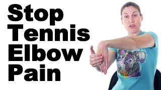 7 Best Tennis Elbow Pain Relief Treatments Lateral Epicondylitis  Ask Doctor Jo [upl. by Wendy]