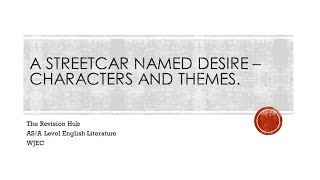 A Streetcar Named Desire  Characters and Themes [upl. by Hutson14]