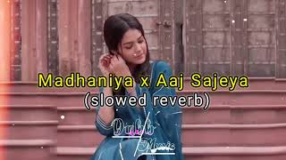 Madhaniya X Aaj Sajeya  Slowed  Reverb  Asees Kaur  Basta Brothers  Dabb Music [upl. by Sualkin]