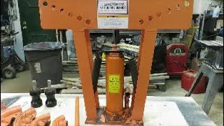 pipe bender 12 ton demonstrate review [upl. by Wetzell]