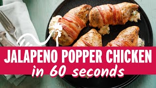 AIR FRYER JALAPENO POPPER STUFFED CHICKEN [upl. by Serilda412]