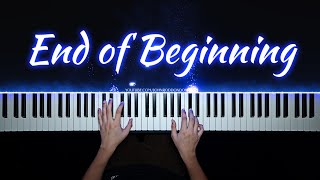 End of Beginning  djomusic887  Piano Cover with PIANO SHEET [upl. by Urian]