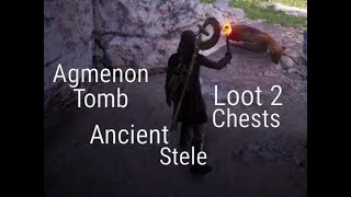 Assassins Creed Odyssey  Agamemnons Tomb  Loot Treasure  Find Ancient Stele [upl. by Dahaf]