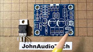 TDA2050 audio amplifier IC test amp review plus compared to the LM1875 [upl. by Masera841]