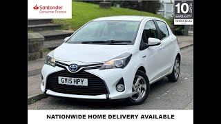 2015 Toyota Yaris 15 VVTh Icon ECVT Euro 6 5dr GV15HPY  Premier Car Sales Ltd Preston [upl. by Ednihek]