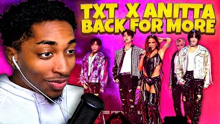 TXT feat Anitta  quotBack For Morequot 2023 VMAs  REACTION [upl. by Yezdnil]