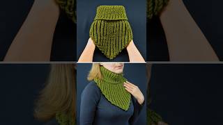 Simplest knitted snoodscarf Miarti🧶 [upl. by Sirehc]