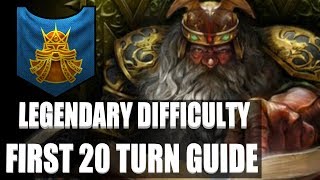 Total War Warhammer II  Legendary First 20 Turn Guide  Dwarfs [upl. by Noemi]