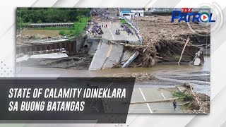 State of calamity idineklara sa buong Batangas  TV Patrol [upl. by Siramaj]