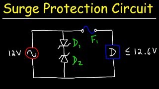 High Voltage Surge Protection Transient Suppressor Circuit Using Zener Diodes amp Fuses [upl. by Wang]