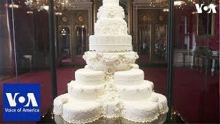 Prince Harry and Meghan Markles wedding cake [upl. by Yelnats]