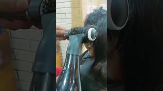 Blow dry after haircut  Blow dry styling mjnailstecnician hairstyle mhsalon [upl. by Gavrielle]