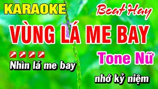 Karaoke Vùng Lá Me Bay Tone Nữ Fm Nhạc Sống Beat Hay Hoài Phong Organ [upl. by Suravaj]