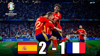 ESPAÑÄ a la FINAL de la EUROCOPA 2024 ¡Elimina a Francia 21 [upl. by Ahsenad809]