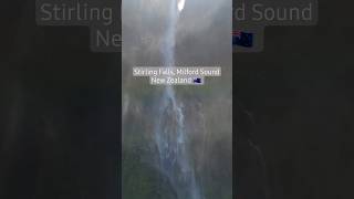 Captivated by the Beautiful Stirling Falls in Milford Sound NewZealand Shorts novastravel [upl. by Erot690]