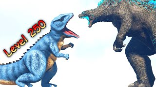 GOROSAURUS vs div GODZILLAS and LEATHERBACK  ARK Kaiju Battle [upl. by Quin756]